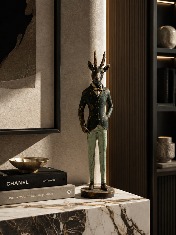 The Distinguished Antelope Gentleman Sculpture