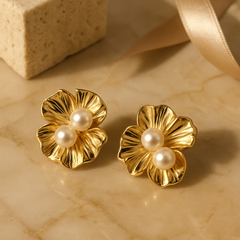 Florence Pearl Bloom Earrings