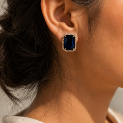 Midnight Royale Stud Earrings