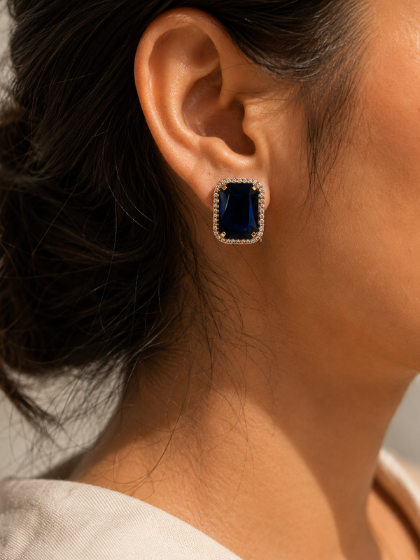 Midnight Royale Stud Earrings