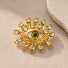 Celestial Guardian Evil Eye Brooch