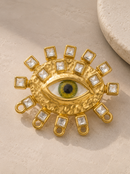 Celestial Guardian Evil Eye Brooch