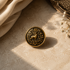 Aranya Deer Button Cover