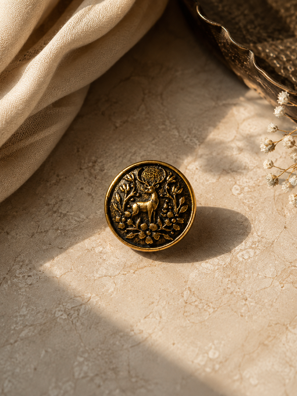 Aranya Deer Button Cover