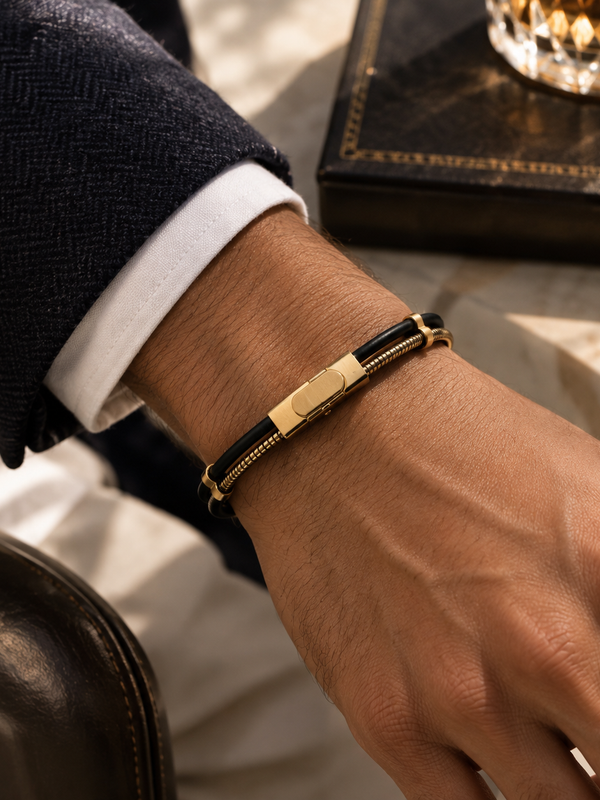 The Noir Helix Bracelet