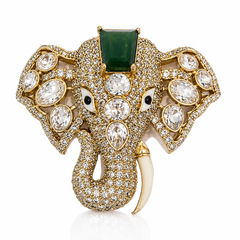 The Maharaja Elephant Statement Brooch