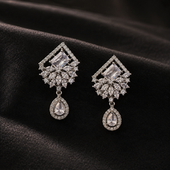 Elara Crystal Drop Earrings
