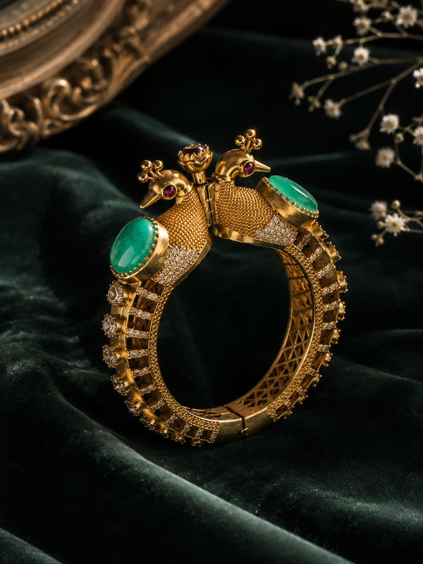 Mayura Mint Peacock Bracelet