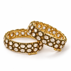 Noor Polki Bangle Set