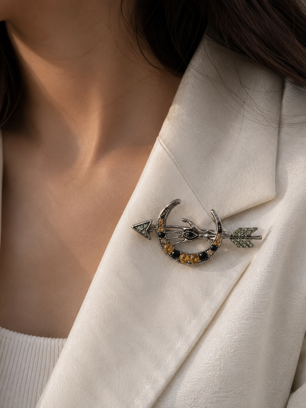 Mystic Eye Arrow Brooch
