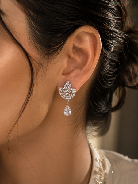 Ayla Crystal Drop Earrings