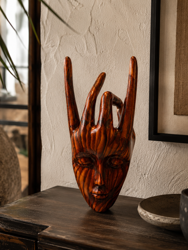 The Inner Flame Sculptural Face