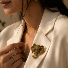 The Maharaja Elephant Brooch