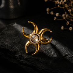 Chandra Shakti Statement Ring