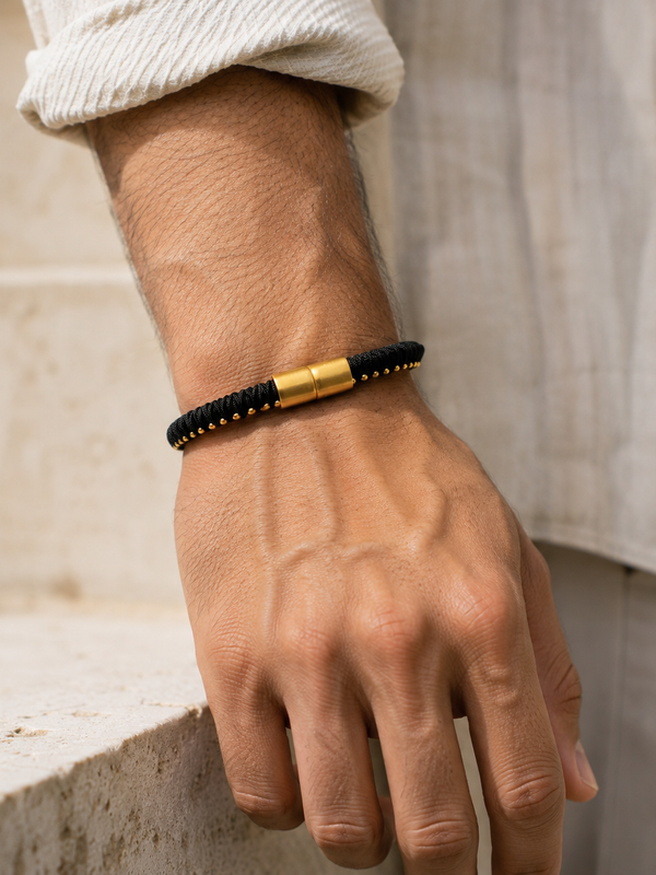 The Noir Stud Bracelet