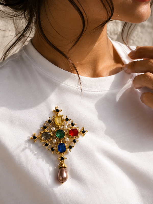 Regal Cross Heritage Brooch
