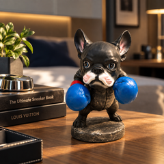 The Knockout – Boxer Bulldog Sculpture