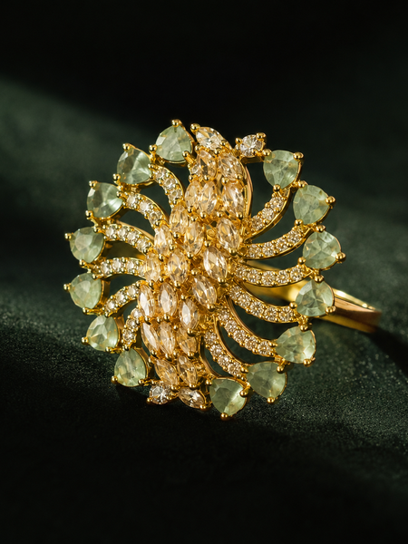 Aurelia Mint Statement Ring