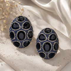 Ziya Midnight Statement Studs