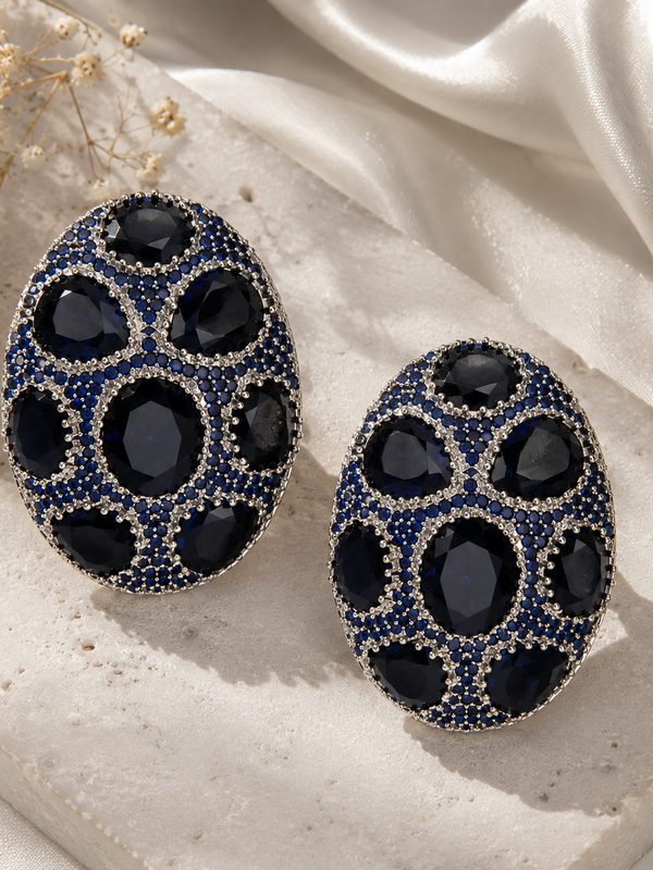 Ziya Midnight Statement Studs