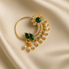 Emerald & Pearl Maharashtrian Nath