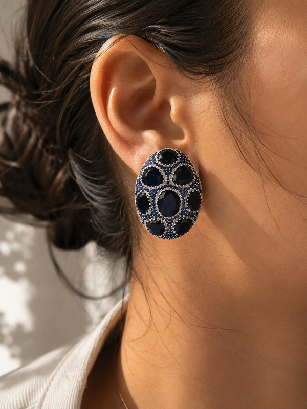 Ziya Midnight Statement Studs