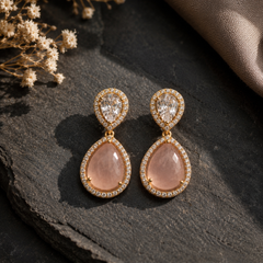 Gulnaar Blush Drop Earrings