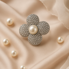 Celestia Pearl Bloom Ring