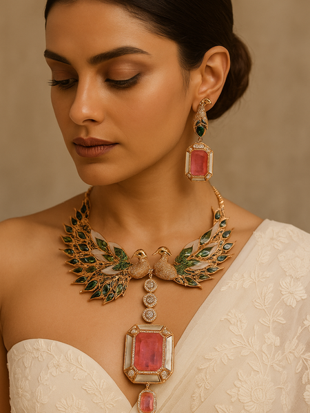 Majestic Peacock Harmony Necklace