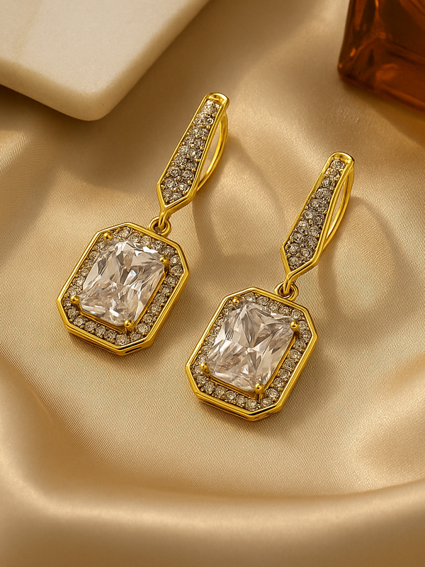 Regency Crystal Drop Earrings