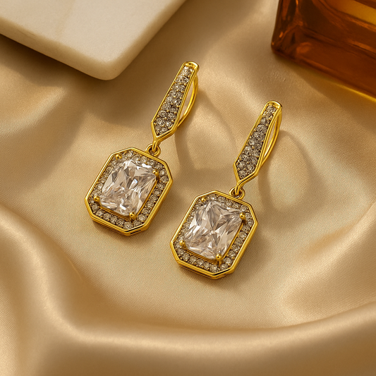Regency Crystal Drop Earrings
