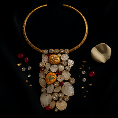 Enchanted Garden Mother of Pearl Necklace Set