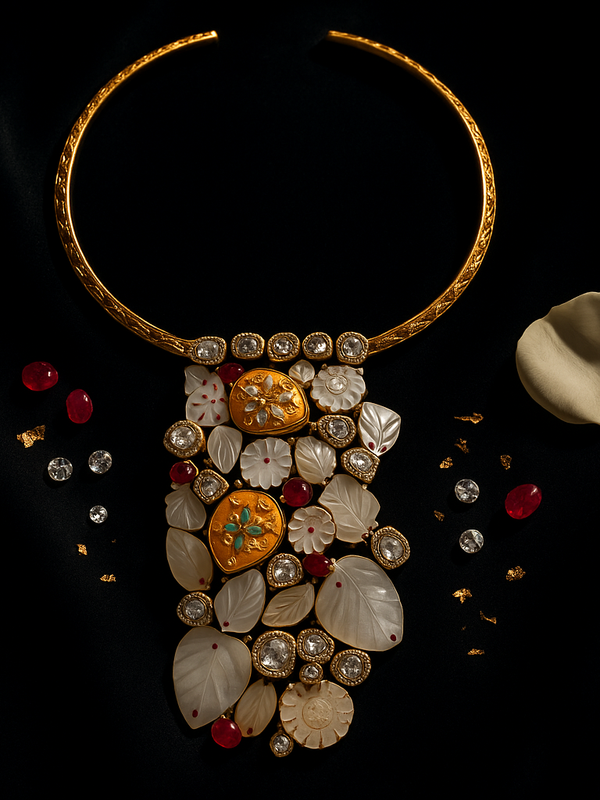 Enchanted Garden Mother of Pearl Necklace Set