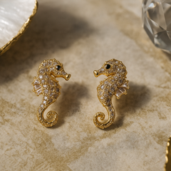 Marina Seahorse Earrings