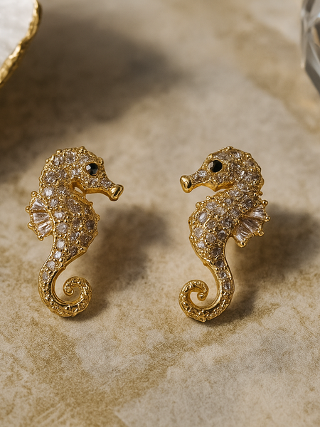 Marina Seahorse Earrings