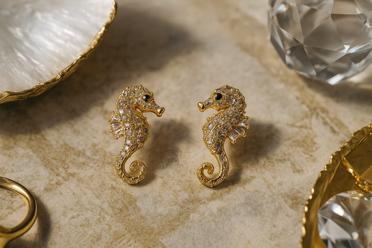 Marina Seahorse Earrings