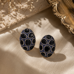 Ziya Midnight Statement Studs