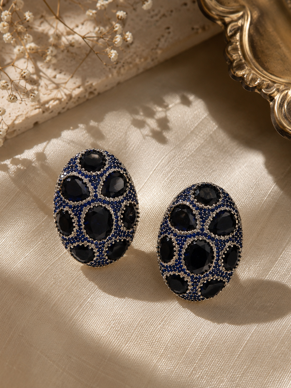 Ziya Midnight Statement Studs