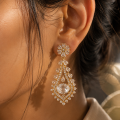 Seraphina Crystal Chandelier Earrings