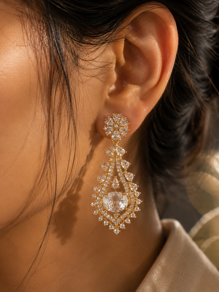 Seraphina Crystal Chandelier Earrings