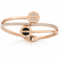 Élan Rose Gold Cuff Bracelet