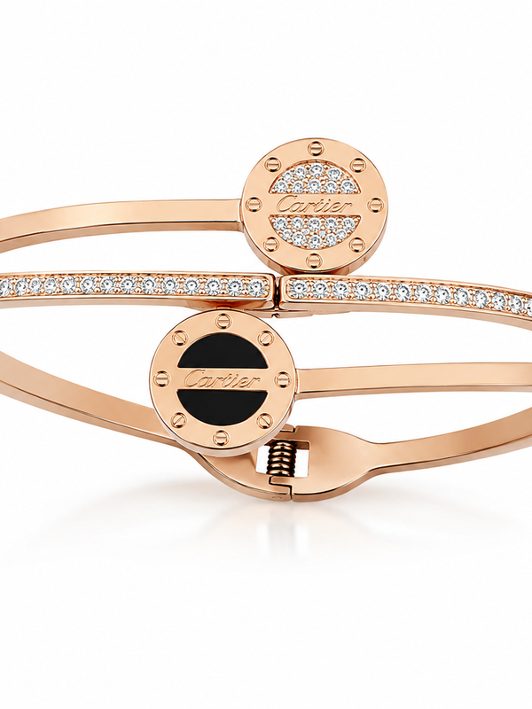 Élan Rose Gold Cuff Bracelet