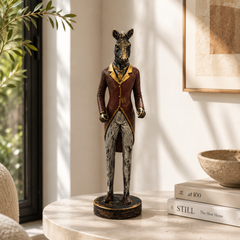 The Dapper Giraffe Gentleman Sculpture
