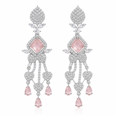 Rosé Royale Statement Earrings