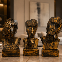 The Three Moods Sculptural Trio