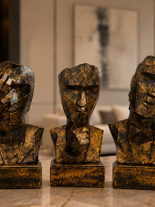 The Three Moods Sculptural Trio