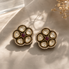 Gulnaar Polki Stud Earrings