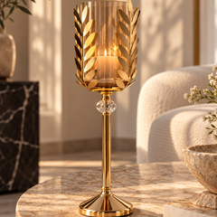 Aurelia Laurel Hurricane Candle Holder