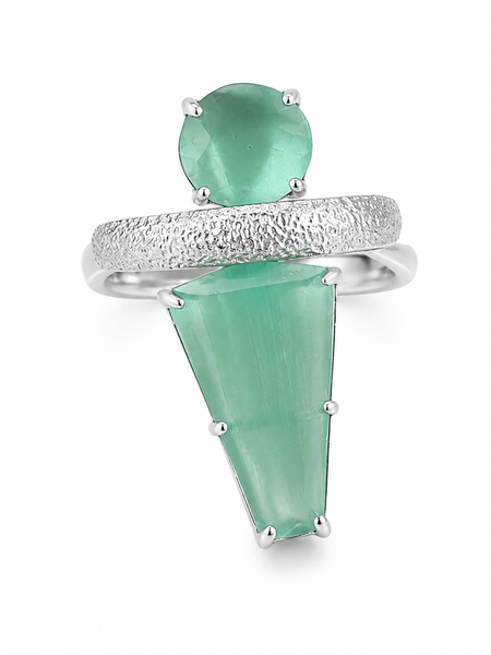 Aurelia Mint Sculptural Ring