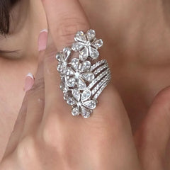 Falak Cluster Diamond Ring